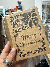 Load image into Gallery viewer, Handmade Felted Mouse In Christmas Outfits In A Book