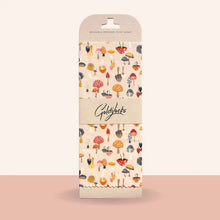 Load image into Gallery viewer, Goldilocks Beeswax Food Wraps - Medium Single Sheet - Mushrooms