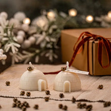 Load image into Gallery viewer, Shimmery Igloo Soy Candle