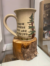 Load image into Gallery viewer, Grow Where You Are Planted Tree Mug  - Funky Fungus Pottery