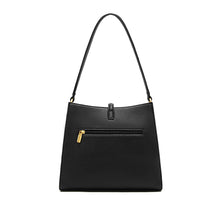 Load image into Gallery viewer, Lock Shoulder Bag - Black