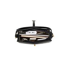 Load image into Gallery viewer, Lock Shoulder Bag - Black
