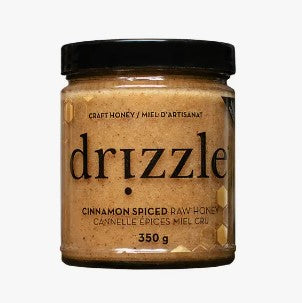Cinnamon Spiced Raw Honey - Drizzle - 350g