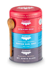 Load image into Gallery viewer, Black Tea Trio Tin & Spoon - JusTea