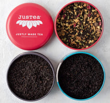 Load image into Gallery viewer, Black Tea Trio Tin & Spoon - JusTea