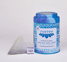 Load image into Gallery viewer, Kenyan Earl Grey Tea Bag Tin - JusTea