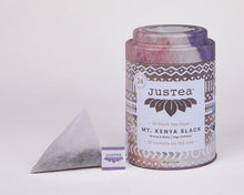 Load image into Gallery viewer, Mt. Kenya Black Tea Bag Tin - JusTea