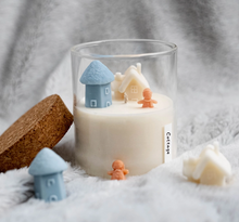 Load image into Gallery viewer, Cottage in the Snow Candle - Apple Cider