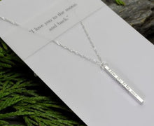 Load image into Gallery viewer, 'I Love You to the Moon and Back' Necklace - Elements Gallery