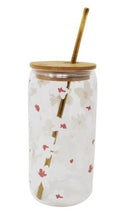 Load image into Gallery viewer, Assorted Glass Tumblers With Bamboo Lid and Straw