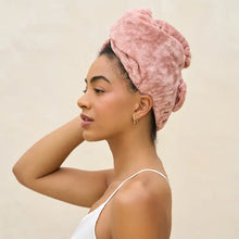 Load image into Gallery viewer, Quick Dry Microfiber Hair Towel - Terracotta Plush - Kitsch