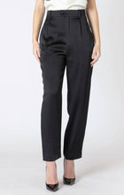 Load image into Gallery viewer, Straight Leg Satin Pants - Black
