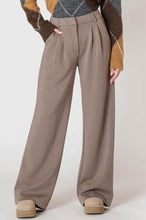 Load image into Gallery viewer, Wide Leg Knit Trouser - Dark Taupe