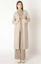 Load image into Gallery viewer, Longline Open Cardigan - Oatmeal Grey