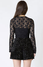 Load image into Gallery viewer, Stretch Lace Top - Black