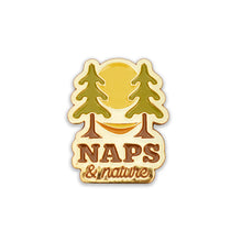 Load image into Gallery viewer, Naps & Nature Enamel Pin