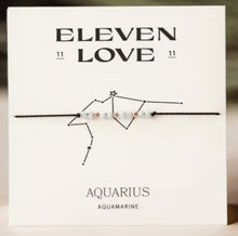 Load image into Gallery viewer, Aquarius Zodiac Wish Bracelet - Eleven Love