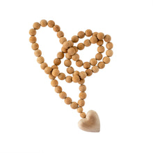 Load image into Gallery viewer, Wooden Heart Prayer Beads - Large