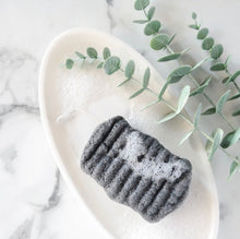 Load image into Gallery viewer, Bathorium Konjac Bamboo Charcoal Body Sponge