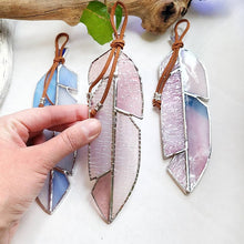 Load image into Gallery viewer, Feather Ornament - Glimpse Glass