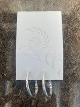 Load image into Gallery viewer, Sterling Silver Hoop Earrings - Elements Gallery