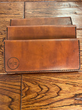 Load image into Gallery viewer, Long Bifold Wallet - Hyde and Seek - Cognac