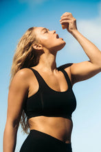 Load image into Gallery viewer, Sporty Bralette - Black - Huha