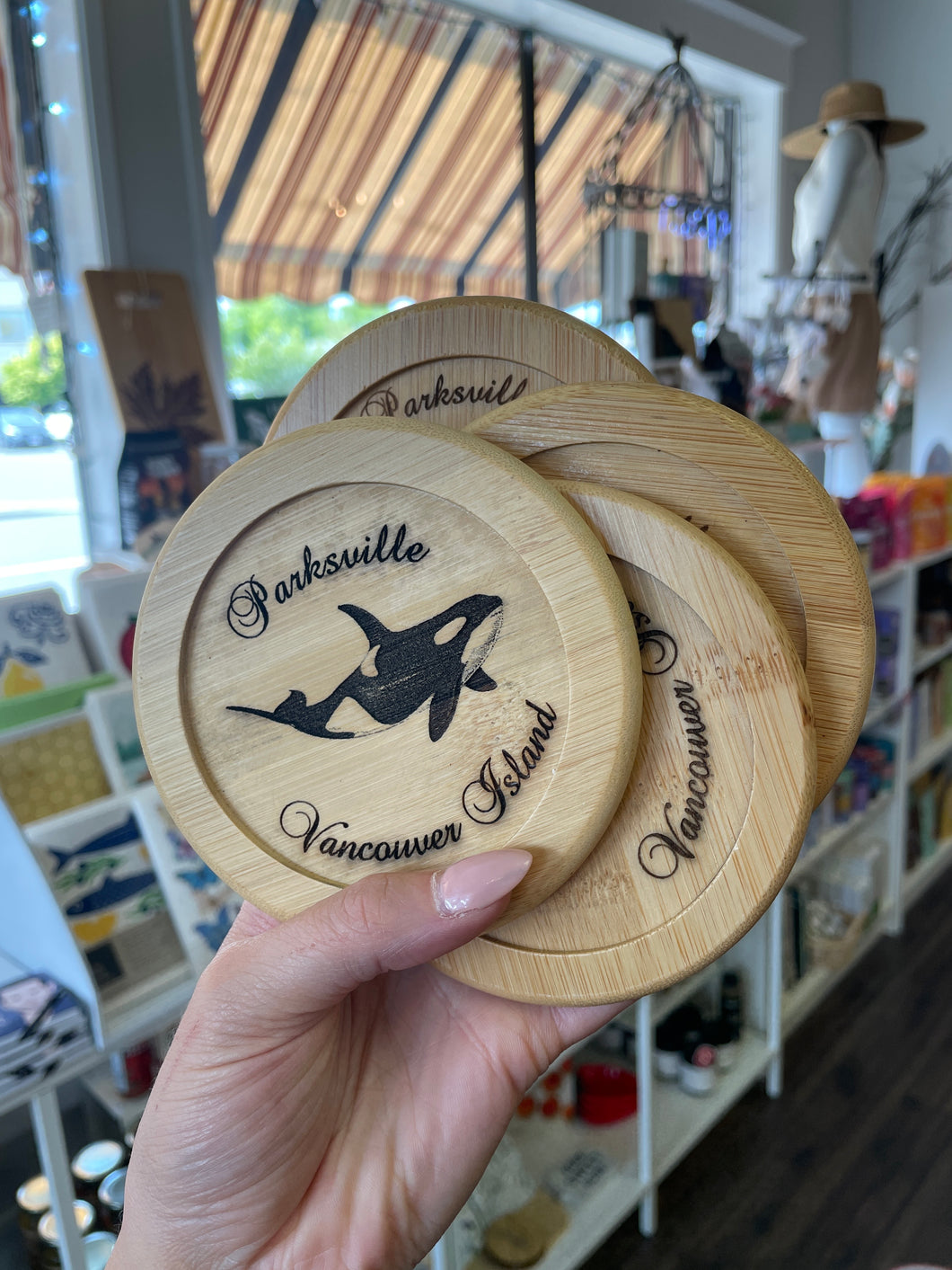 Assortered Vancouver Island Bamboo Coasters