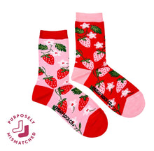 Load image into Gallery viewer, Women's Strawberry Socks - Friday Sock Co.