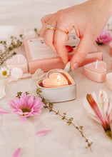 Load image into Gallery viewer, Blush Heart Tealight Candle Pack