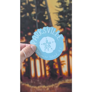 Parksville Sand Dollar Sticker