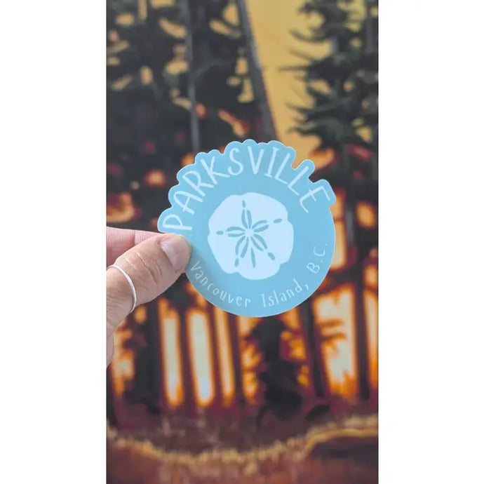 Parksville Sand Dollar Sticker