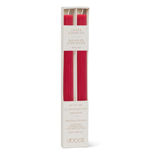 Load image into Gallery viewer, Ridged Taper Candles - Red