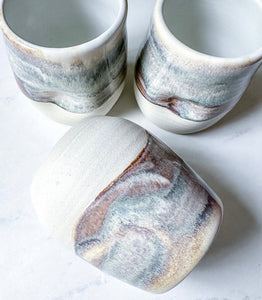 Coastal Dusk Pottery Tumbler