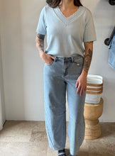 Load image into Gallery viewer, KAminna Cropped Barrel Jeans - Kaffe