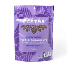 Load image into Gallery viewer, Purple Chocolate Loose Leaf Pouch - JusTea