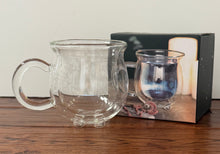 Load image into Gallery viewer, Clear Double Walled Glass Cauldron Mug