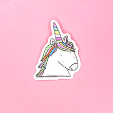 Load image into Gallery viewer, Unicorn Clear Vinyl Sticker - Little May Papery