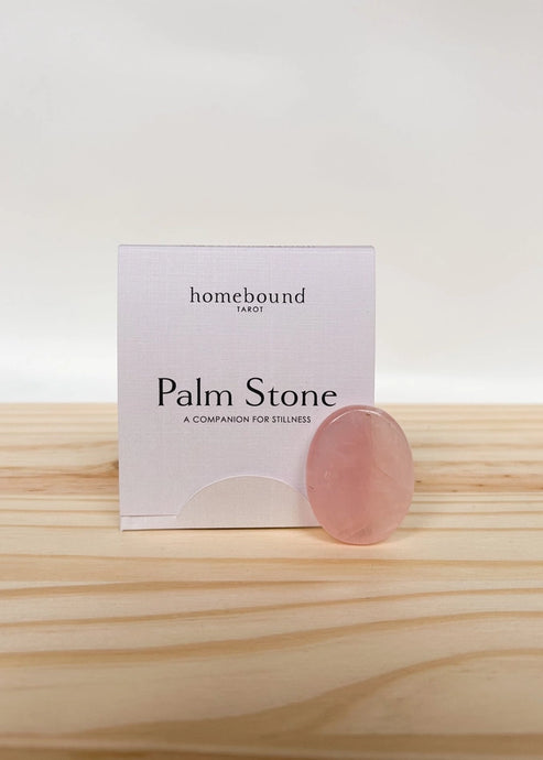 Palm Stone - Rose Quartz