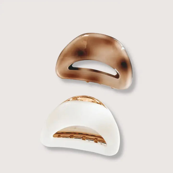 Retro and Gold Claw Clips