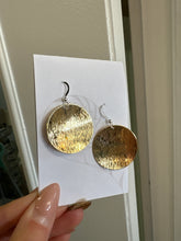 Load image into Gallery viewer, Brass Circle Earrings - Assorted  - Elements Gallery