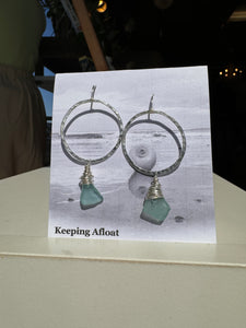 Keeping Afloat Fishing Float Dangle Earring