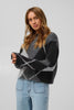 KAgrith Knit Pullover - Black/White/Grey