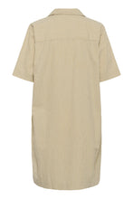 Load image into Gallery viewer, KAnaya Striped Shirt Dress - Chincilla / White stripe - Kaffe