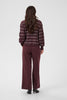 KAsirens Striped Pullover - Fudge Melange
