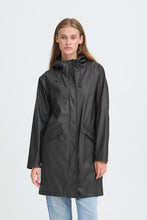 Load image into Gallery viewer, IHTAZI Rain Jacket - ICHI - Black