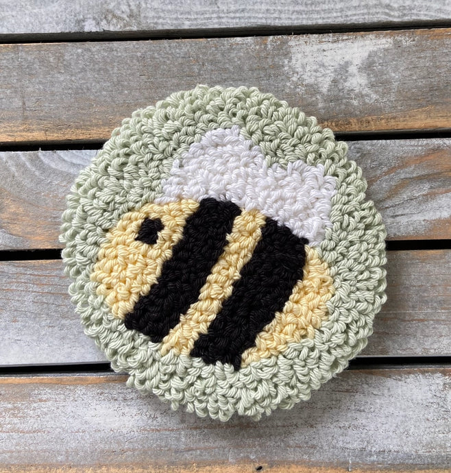 Mug Rug/ Candle Coaster - Bee
