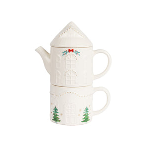 Golden House Stackable Tea / Mug Set