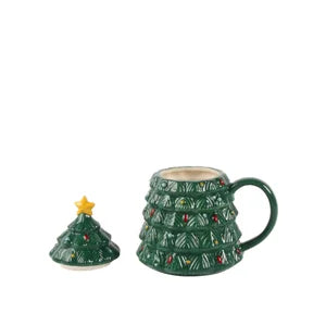 Tree Covered Mug - Green