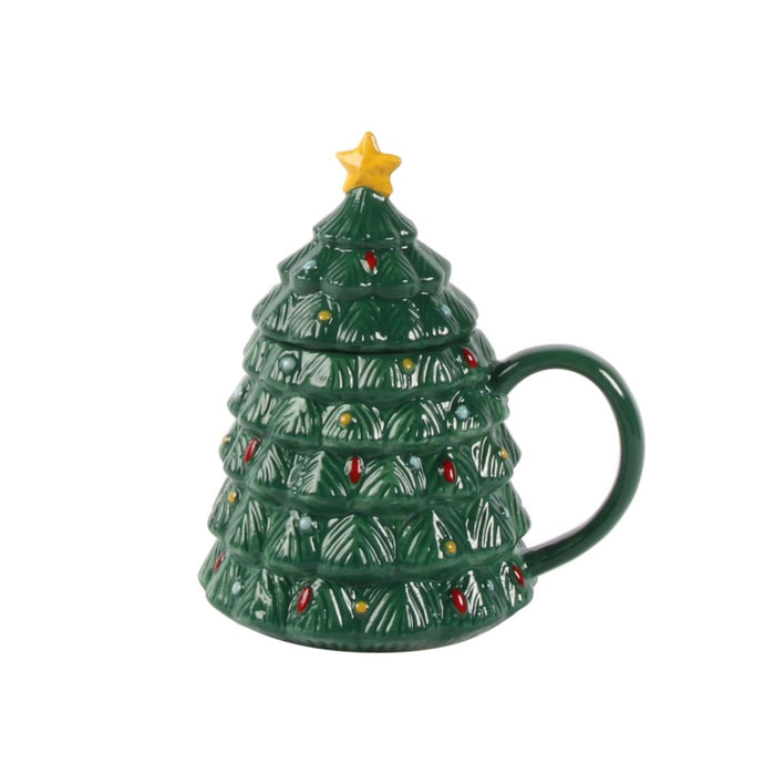 Tree Covered Mug - Green